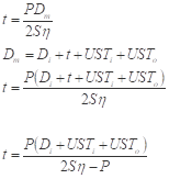 改質管の肉厚計算式